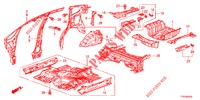 PLANCHER/PANNEAUX INTERIEURS pour Honda JAZZ 1.2 S 5 Portes 5 vitesses manuelles 2012