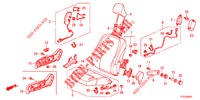 SIEGE AVANT (D.) pour Honda JAZZ 1.2 S 5 Portes 5 vitesses manuelles 2012