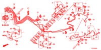 TUYAU DE FREIN/DURITE (LH) (VSA) pour Honda JAZZ 1.2 S 5 Portes 5 vitesses manuelles 2012