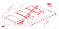 COMPOSANTS DE PARE SOLEIL pour Honda JAZZ 1.4 LUXURY 5 Portes 5 vitesses manuelles 2012