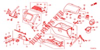 GARNITURE D'INSTRUMENT (COTE DE PASSAGER) (LH) pour Honda JAZZ 1.4 LUXURY 5 Portes 5 vitesses manuelles 2012