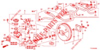 MAITRE CYLINDRE DE FREIN/ALIMENTATION PRINCIPALE (LH) pour Honda JAZZ 1.4 LUXURY 5 Portes 5 vitesses manuelles 2012
