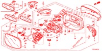 MIROIR (VIRAGE AUTOMATIQUE) pour Honda JAZZ 1.4 LUXURY 5 Portes 5 vitesses manuelles 2012