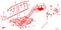 MOULAGE/PROTECTION pour Honda JAZZ 1.4 LUXURY 5 Portes 5 vitesses manuelles 2012