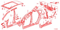 PANNEAUX EXTERIEURS/PANNEAU ARRIERE pour Honda JAZZ 1.4 LUXURY 5 Portes 5 vitesses manuelles 2012