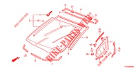 PARE BRISE AVANT pour Honda JAZZ 1.4 LUXURY 5 Portes 5 vitesses manuelles 2012