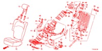 SIEGE ARRIERE (D.) pour Honda JAZZ 1.4 LUXURY 5 Portes 5 vitesses manuelles 2012