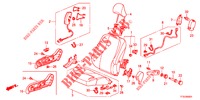 SIEGE AVANT (D.) pour Honda JAZZ 1.4 LUXURY 5 Portes 5 vitesses manuelles 2012
