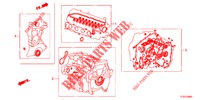 TROUSSE DE JOINT pour Honda JAZZ 1.4 LUXURY 5 Portes 5 vitesses manuelles 2012