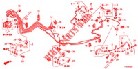 TUYAU DE FREIN/DURITE (LH) (VSA) pour Honda JAZZ 1.4 LUXURY 5 Portes 5 vitesses manuelles 2012