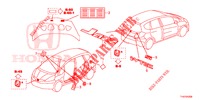 EMBLEME/ETIQUETTE DE PRECAUTIONS pour Honda JAZZ 1.4 ESH 5 Portes full automatique 2012