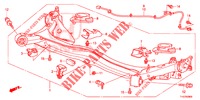 ESSIEU ARRIERE pour Honda JAZZ 1.4 ESH 5 Portes full automatique 2012