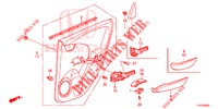 GARNITURE DE PORTE AR. pour Honda JAZZ 1.4 ESH 5 Portes full automatique 2012