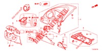 GARNITURE D'INSTRUMENT (COTE DE CONDUCTEUR) (LH) pour Honda JAZZ 1.4 ESH 5 Portes full automatique 2012
