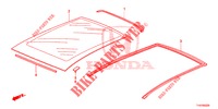 GLACE DE TOIT pour Honda JAZZ 1.4 ESH 5 Portes full automatique 2012