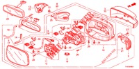 MIROIR (VIRAGE AUTOMATIQUE) pour Honda JAZZ 1.4 ESH 5 Portes full automatique 2012