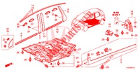 MOULAGE/PROTECTION pour Honda JAZZ 1.4 ESH 5 Portes full automatique 2012