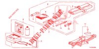 OUTIL/CRIC pour Honda JAZZ 1.4 ESH 5 Portes full automatique 2012