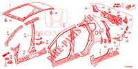 PANNEAUX EXTERIEURS/PANNEAU ARRIERE pour Honda JAZZ 1.4 ESH 5 Portes full automatique 2012
