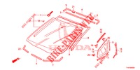 PARE BRISE AVANT pour Honda JAZZ 1.4 ESH 5 Portes full automatique 2012