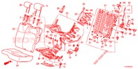 SIEGE ARRIERE (G.) (1) pour Honda JAZZ 1.4 ESH 5 Portes full automatique 2012