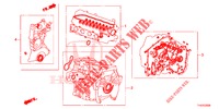 TROUSSE DE JOINT pour Honda JAZZ 1.4 ESH 5 Portes full automatique 2012