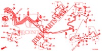 TUYAU DE FREIN/DURITE (LH) (VSA) pour Honda JAZZ 1.4 ESH 5 Portes full automatique 2012