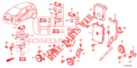 UNITE DE COMMANDE (COMPARTIMENT MOTEUR) (LH) pour Honda JAZZ 1.4 ESH 5 Portes full automatique 2012
