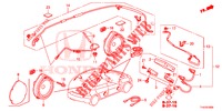 ANTENNE/HAUT PARLEUR pour Honda JAZZ 1.4 ESL 5 Portes full automatique 2012