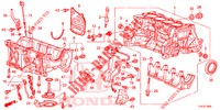 BLOC CYLINDRES/CARTER D'HUILE (1.2L/1.3L/1.4L) pour Honda JAZZ 1.4 ESL 5 Portes full automatique 2012