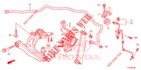 BRAS INFERIEUR AVANT pour Honda JAZZ 1.4 ESL 5 Portes full automatique 2012