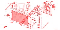 CLIMATISEUR (CONDENSATEUR) pour Honda JAZZ 1.4 ESL 5 Portes full automatique 2012
