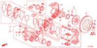 FREIN AVANT pour Honda JAZZ 1.4 ESL 5 Portes full automatique 2012