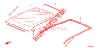 GLACE DE TOIT pour Honda JAZZ 1.4 ESL 5 Portes full automatique 2012