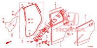 PANNEAU DE PORTE ARRIERE pour Honda JAZZ 1.4 ESL 5 Portes full automatique 2012