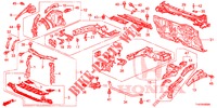 PAROI TRANSVERSALE AVANT/TABLEAU DE BORD pour Honda JAZZ 1.4 ESL 5 Portes full automatique 2012