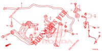 BRAS INFERIEUR AVANT pour Honda JAZZ 1.4 LS 5 Portes 5 vitesses manuelles 2012