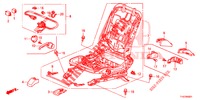 COMP. DE SIEGE AV. (D.) (2) pour Honda JAZZ 1.4 LS 5 Portes 5 vitesses manuelles 2012