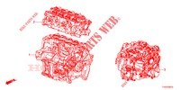 ENS. DE MOTEUR/ENS. BOITE DE VITESSES pour Honda JAZZ 1.4 LS 5 Portes 5 vitesses manuelles 2012