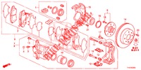 FREIN AVANT pour Honda JAZZ 1.4 LS 5 Portes 5 vitesses manuelles 2012