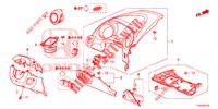 GARNITURE D'INSTRUMENT (COTE DE CONDUCTEUR) (LH) pour Honda JAZZ 1.4 LS 5 Portes 5 vitesses manuelles 2012