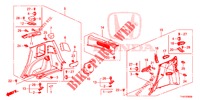 GARNITURE LATERALE pour Honda JAZZ 1.4 LS 5 Portes 5 vitesses manuelles 2012