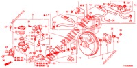 MAITRE CYLINDRE DE FREIN/ALIMENTATION PRINCIPALE (LH) pour Honda JAZZ 1.4 LS 5 Portes 5 vitesses manuelles 2012