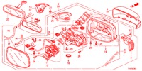 MIROIR (VIRAGE AUTOMATIQUE) pour Honda JAZZ 1.4 LS 5 Portes 5 vitesses manuelles 2012