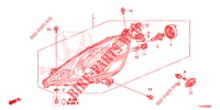 PROJECTEUR pour Honda JAZZ 1.4 LS 5 Portes 5 vitesses manuelles 2012