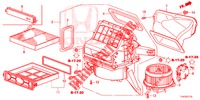 SOUFFLERIE DE CHAUFFAGE (LH) pour Honda JAZZ 1.4 LS 5 Portes 5 vitesses manuelles 2012