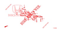 SOUS CHASSIS AVANT pour Honda JAZZ 1.4 LS 5 Portes 5 vitesses manuelles 2012