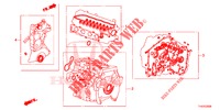 TROUSSE DE JOINT pour Honda JAZZ 1.4 LS 5 Portes 5 vitesses manuelles 2012