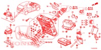 UNITE DE COMMANDE (CABINE) (1) (LH) pour Honda JAZZ 1.4 LS 5 Portes 5 vitesses manuelles 2012