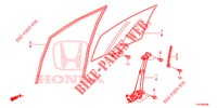 VITRE PORTE AVANT/REGULATEUR pour Honda JAZZ 1.4 LS 5 Portes 5 vitesses manuelles 2012